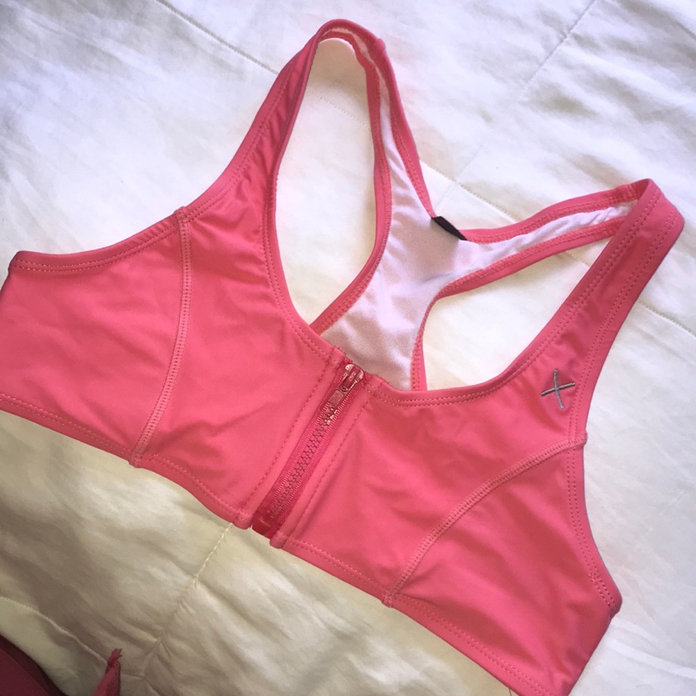 BOUTINE LA POPPY RED ZIPPER TOP